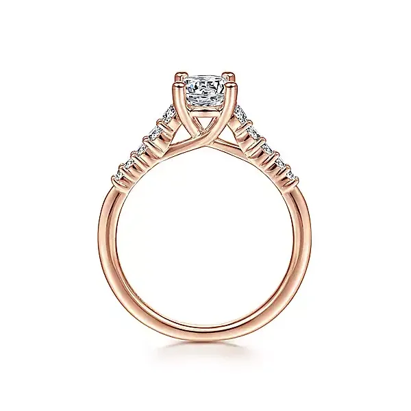 Single Row Diamond Engagement Ring thumb image 2