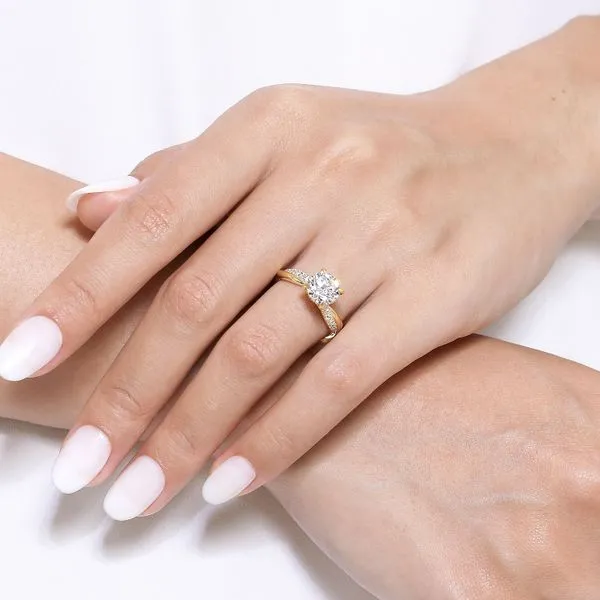 Gabriel Twisted Engagement Ring