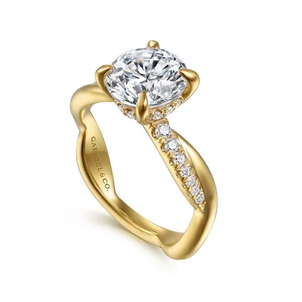 Gabriel Twisted Engagement Ring