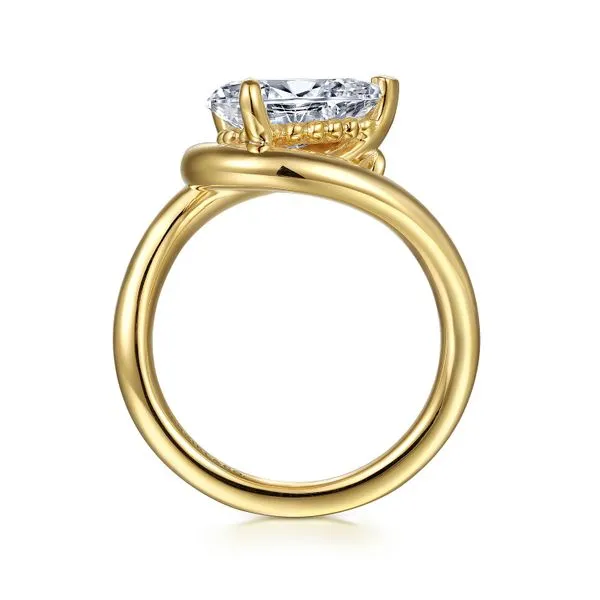 Gabriel Pear Shape Bypass Ring