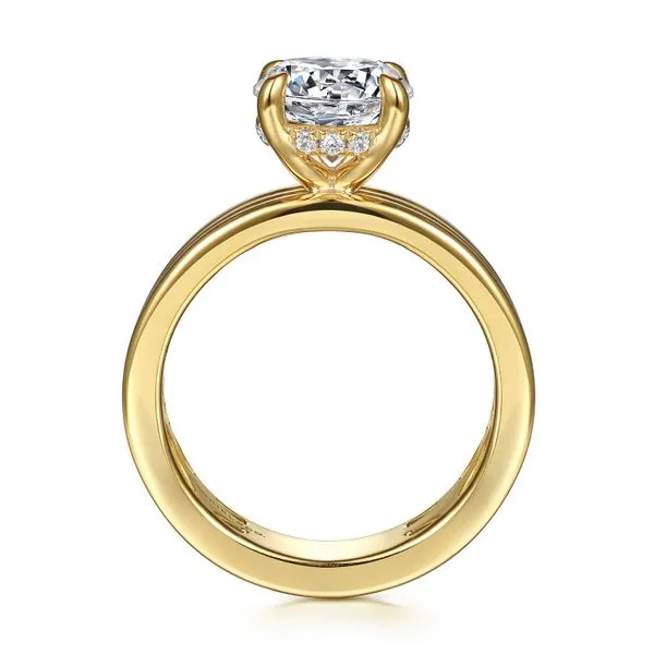 Gabriel Solitaire Engagement Ring Image 2 Carroll's Jewelers Doylestown, PA