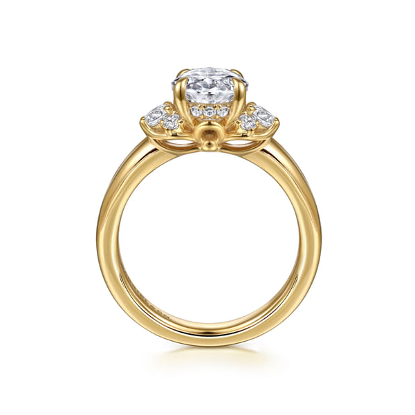 Three stone style engement ring Image 2 Carroll's Jewelers Doylestown, PA