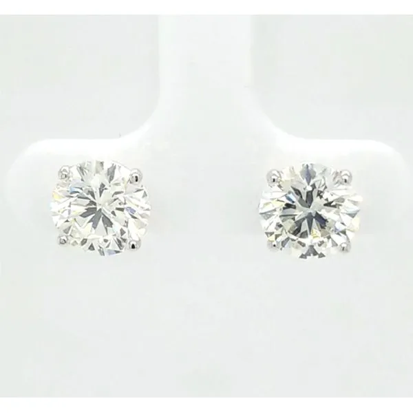 14kt WG 2.33ct TW Lab Grown Diamond STuds Carroll's Jewelers Doylestown, PA
