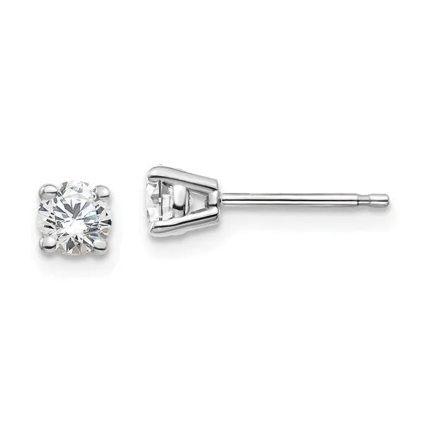 14kt WG .50ct TW Lab Grown Diamond Studs Carroll's Jewelers Doylestown, PA