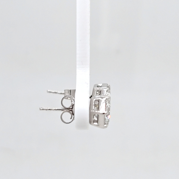 14kt WG 2.00ct Lab Grown Diamond Studs Image 2 Carroll's Jewelers Doylestown, PA