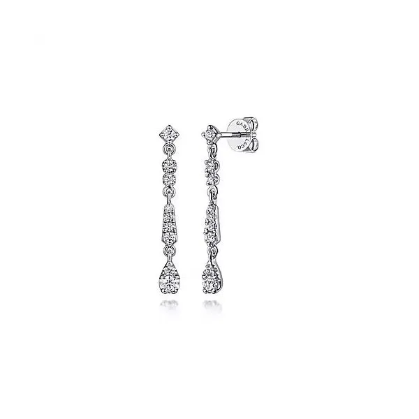 14kt WG Diamond Dangle Earrings similar item image