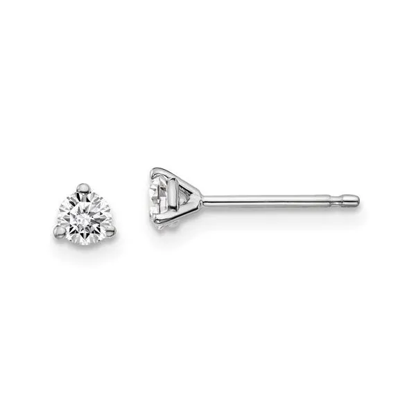 14kt WG .25ct TW Lab Grown Diamond STuds Carroll's Jewelers Doylestown, PA