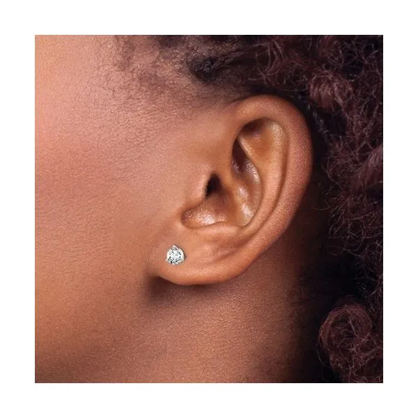 14kt WG .75ct TW Lab Grown Diamond Studs