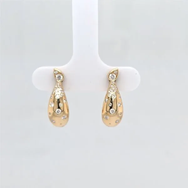 14kt YG Diamond Earrings Carroll's Jewelers Doylestown, PA