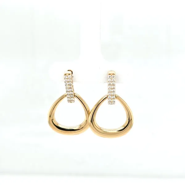 14kt YG Diamond Fashion Earrings Carroll's Jewelers Doylestown, PA