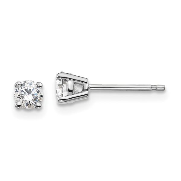 14kt WG .25ct TW Diamond STud Earrings Carroll's Jewelers Doylestown, PA
