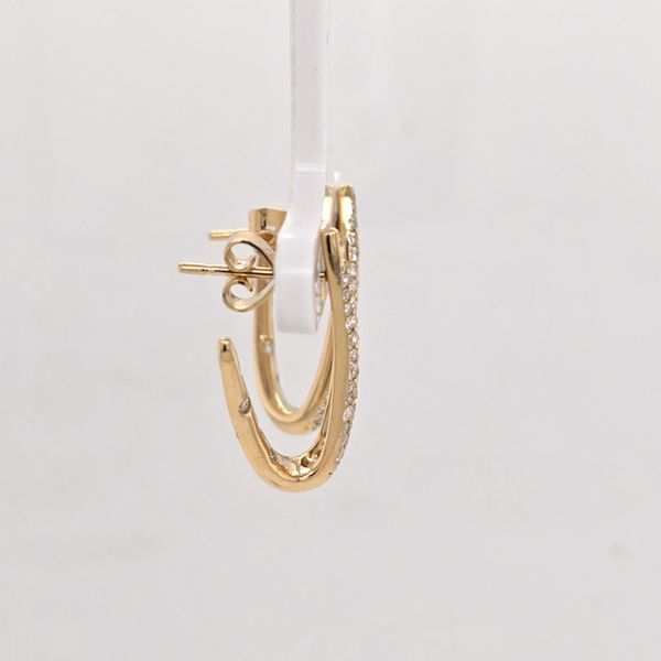 14kt YG Inside/Out 