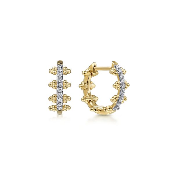 Gabriel Bujukan Diamond Hoop Earrings Carroll's Jewelers Doylestown, PA