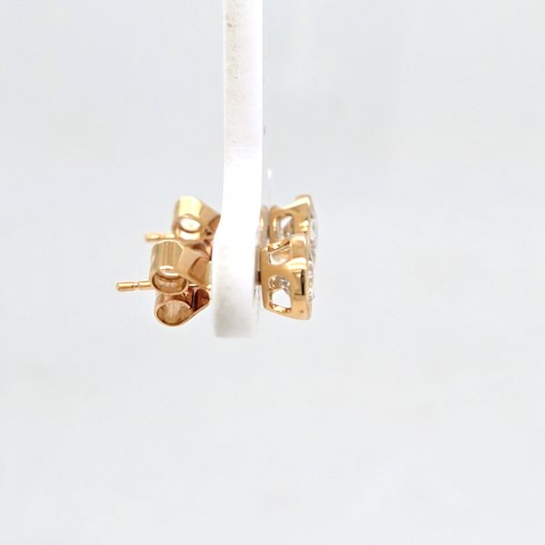 LG 1ct Bezel Stud Earrings Image 2 Carroll's Jewelers Doylestown, PA