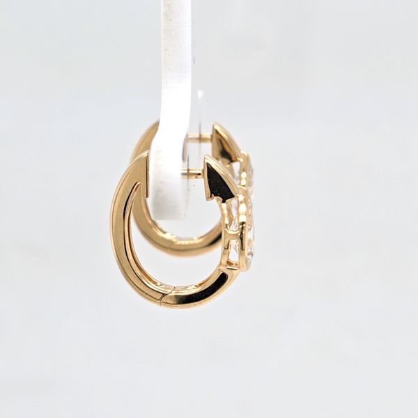 YG LG 1ct Diamond Huggie Earrings Image 2 Carroll's Jewelers Doylestown, PA