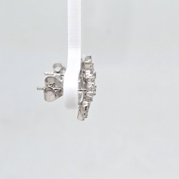 14kt WG Diamond Ear Climbers Image 2 Carroll's Jewelers Doylestown, PA