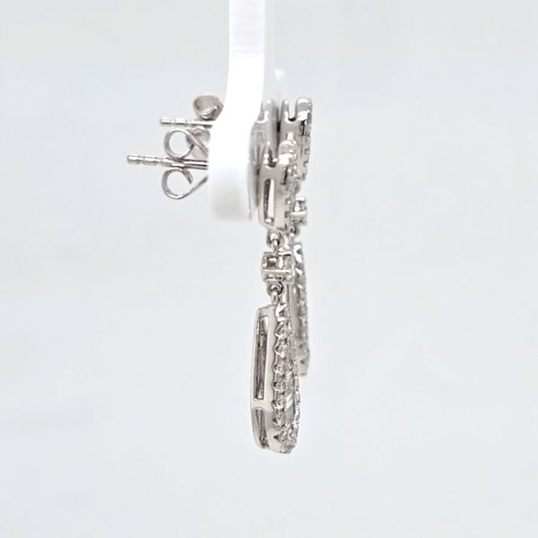 WG Diamond Dangle Earrings Image 2 Carroll's Jewelers Doylestown, PA