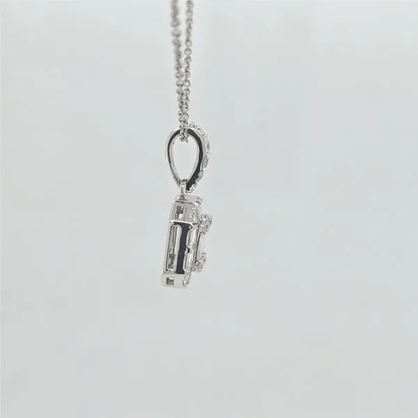 18kt WG Diamond Cluster Pendant thumb image 2