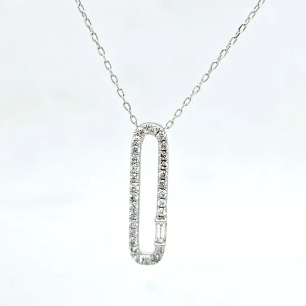 14kt WG Diamond Fashion Pendant Image 2 Carroll's Jewelers Doylestown, PA