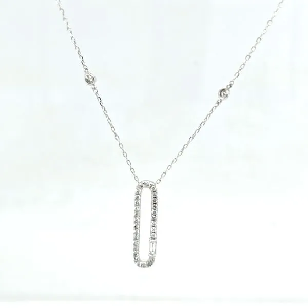 14kt WG Diamond Fashion Pendant Carroll's Jewelers Doylestown, PA