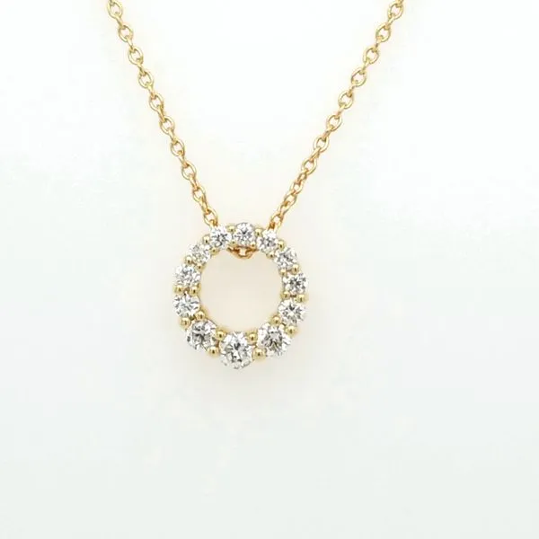 14kt YG .25ct TW Lab Grown Diamond Pendant