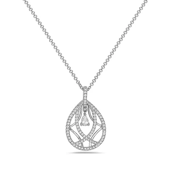 14kt wg diamond fashion pendant similar item image