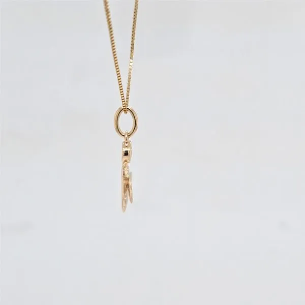 14kt YG Bee Pendant with Diamond