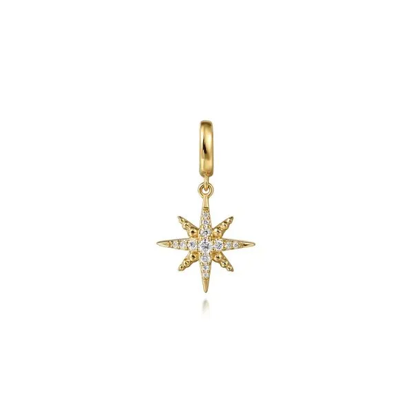 Gabriel 14kt YG Diamond Star Charm