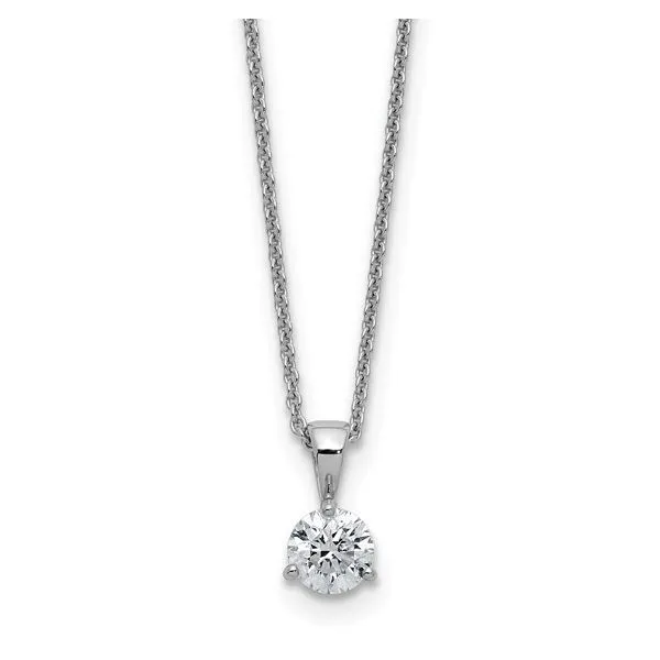 LG 1ct Diamond Solitaire Pendant Carroll's Jewelers Doylestown, PA