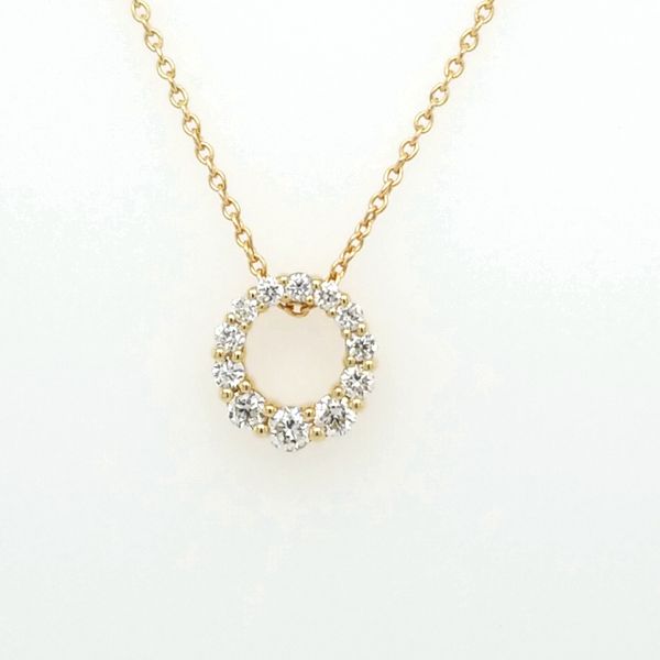 14kt YG .25ct TW Lab Grown Diamond Pendant Carroll's Jewelers Doylestown, PA