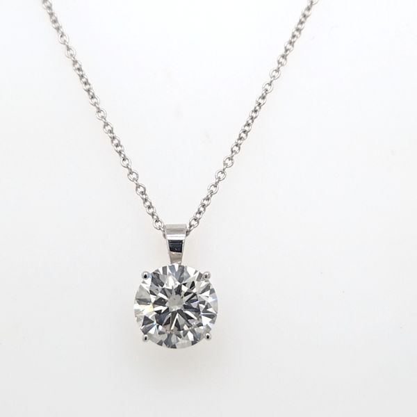 2ct LG Diamond Solitaire Pendant Carroll's Jewelers Doylestown, PA
