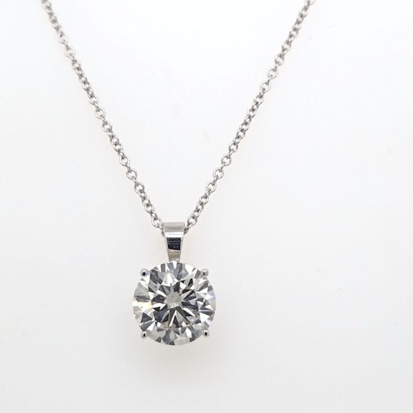 2ct LG Diamond Solitaire Pendant Carroll's Jewelers Doylestown, PA