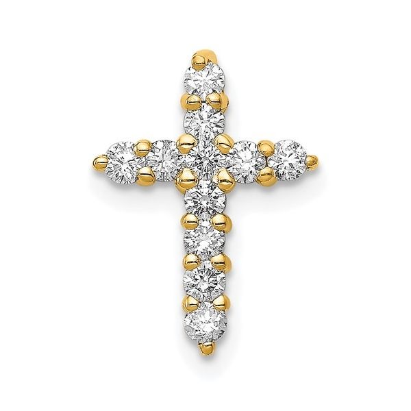 YG LG Diamond Cross Pendant Carroll's Jewelers Doylestown, PA