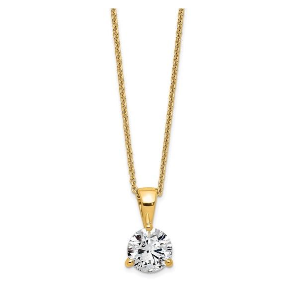 LG 1ct Diamond Solitaire Pendant Carroll's Jewelers Doylestown, PA
