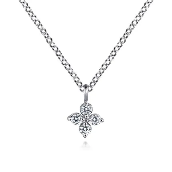 Gabriel Lusso Diamond Flower Necklace thumb image 1