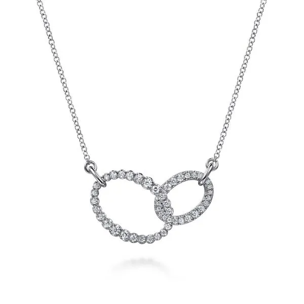 14kt WG Gabriel Diamond Necklace Carroll's Jewelers Doylestown, PA