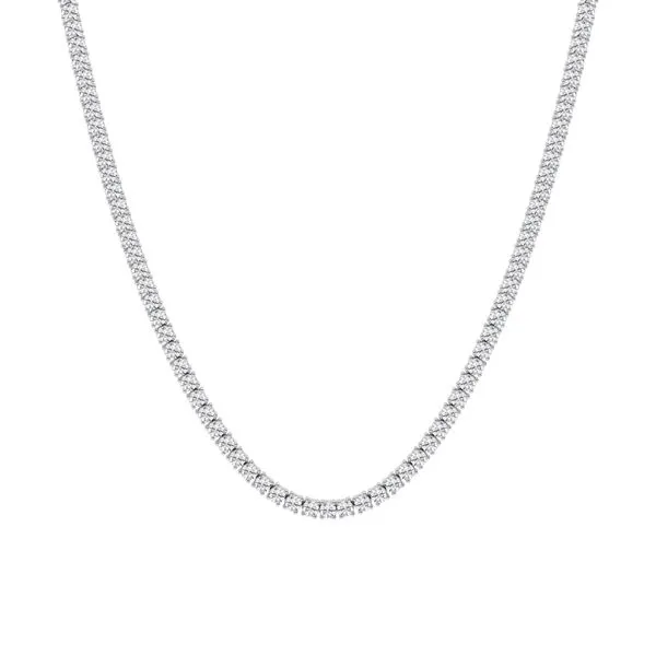 14kt WG 14.40TW LG Diamond Tennis Necklace Carroll's Jewelers Doylestown, PA