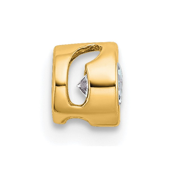 LG Diamond Bezel Slide Necklace Image 3 Carroll's Jewelers Doylestown, PA