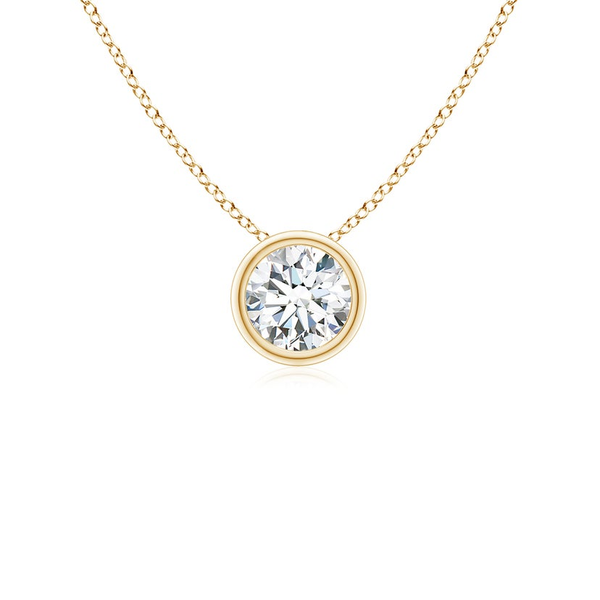 LG Diamond Bezel Slide Necklace Carroll's Jewelers Doylestown, PA