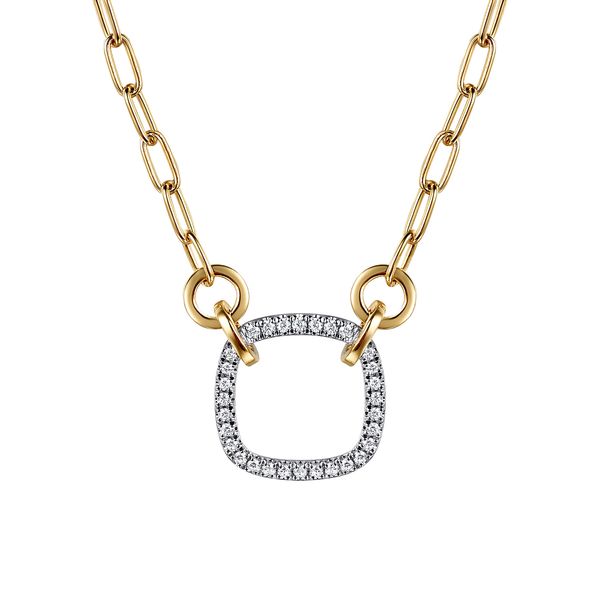 14kt 2 Tone Diamond Fashion Pendant Carroll's Jewelers Doylestown, PA