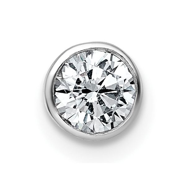 WG Diamond Bezel Necklace Image 2 Carroll's Jewelers Doylestown, PA