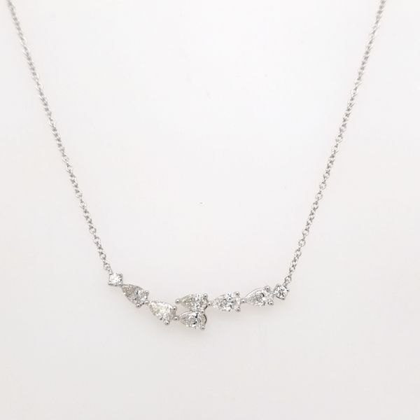 LG Diamond Bar Style Necklace Image 2 Carroll's Jewelers Doylestown, PA