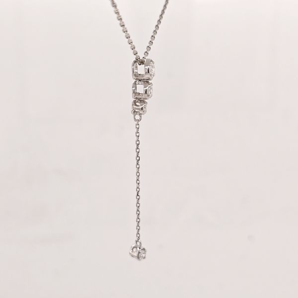 Diamond Bezel Lariat Necklace Image 2 Carroll's Jewelers Doylestown, PA