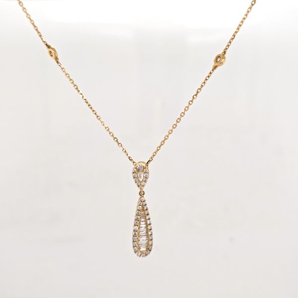 Diamond Pave Fashion Necklace Image 2 Carroll's Jewelers Doylestown, PA