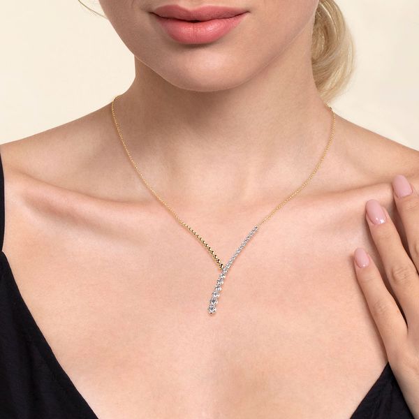 14kt 2 tone Diamond 