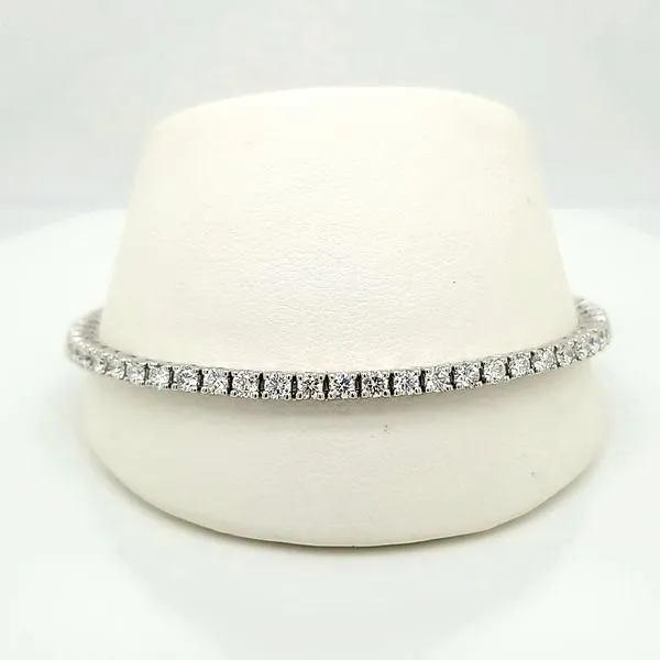 14kt WG 4.10ct TW Lab Grown diamond tennis bracelet Carroll's Jewelers Doylestown, PA