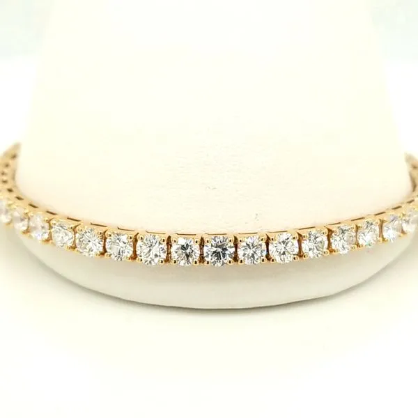 14kt YG 10.08ct TW Lab Grown Diamond Bracelet Image 3 Carroll's Jewelers Doylestown, PA