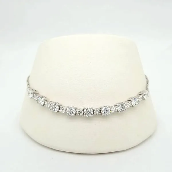 14kt WG 2ct TW Lab Grown Diamond Bracelet