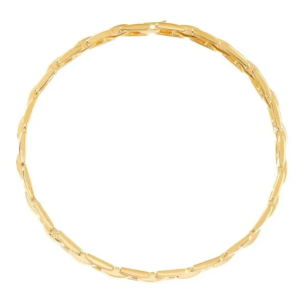 14kt YG Lab Grown Mens Diamond Bracelet