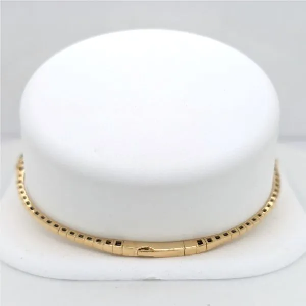 14kt YG Diamond Bangle thumb image 2
